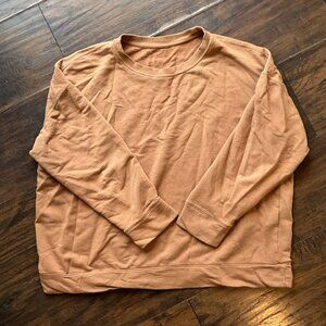 Uniqlo SET - sweat pants and sweater, camel brown, Size XL